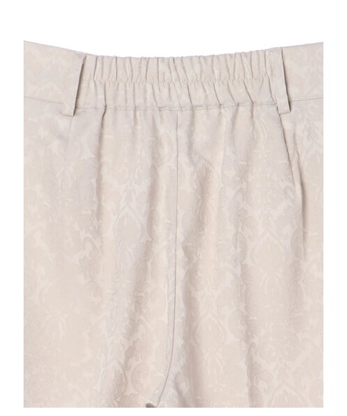 earth music&ecology（アースミュージックアンドエコロジー）の「【先行予約】サテンジャガードパンツ（パンツ・アイボリー/ベージュ/ブラウン・F）」の16枚目の写真