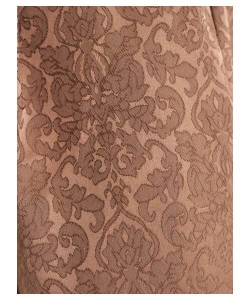 earth music&ecology（アースミュージックアンドエコロジー）の「【先行予約】サテンジャガードパンツ（パンツ・アイボリー/ベージュ/ブラウン・F）」の8枚目の写真