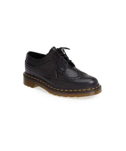 Dr. Martens（ドクターマーチン）の「Dr. Martens 'Vegan 3989' Wingtip Shoe (Women)（シューズ・Cherry Red Cambridge Brush/Black Felix Rub Off・7 M/9 M/11 M/5 M/6 M/10 M/8 M）」の5枚目の写真