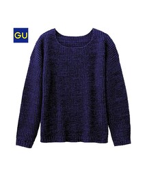 GU | (GU)ワッフルセーター(長袖)(トップス)