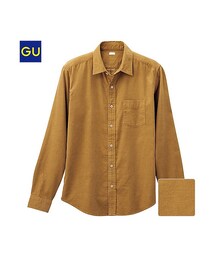 GU | （GU）コーデュロイシャツ（長袖）(トップス)