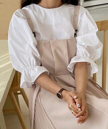 DHOLIC | バックリボンパフブラウス(シャツ/ブラウス)