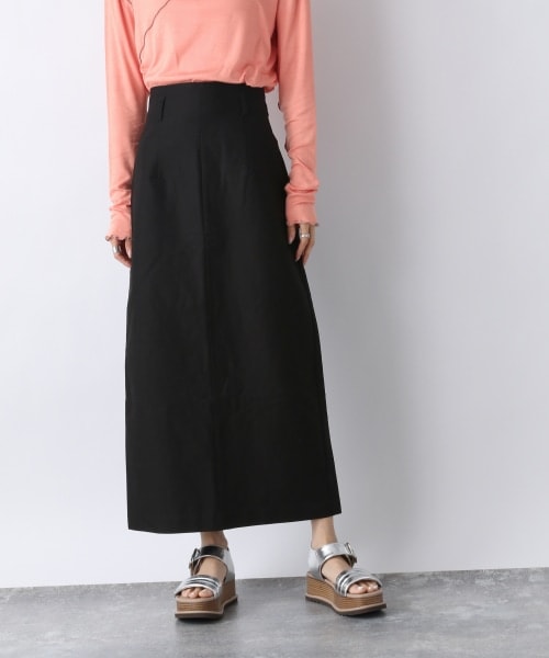 JEANASIS(ジーナシス)の「アソートハイウエストナロースカート(スカート・レオパード()/ブラック())」の2枚目の写真