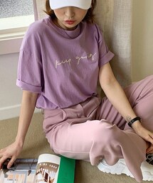 DHOLIC | レタリング半袖Tシャツ(Tシャツ/カットソー)
