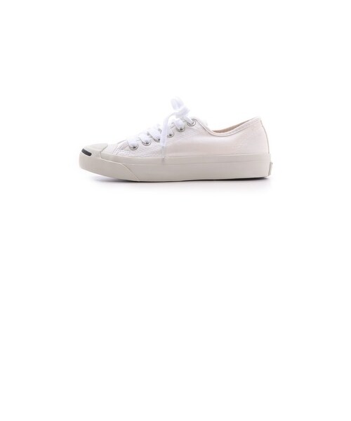CONVERSE（コンバース）の「Converse Jack Purcell Canvas Sneakers（スニーカー・レディース・White・6.5/7.5/5.5/6/5/8.5/9/7/8）」の2枚目の写真