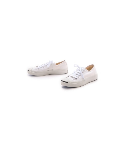 CONVERSE（コンバース）の「Converse Jack Purcell Canvas Sneakers（スニーカー・レディース・White・6.5/7.5/5.5/6/5/8.5/9/7/8）」の3枚目の写真
