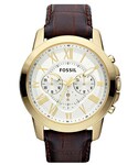 Fossil | Fossil 'Grant' Round Chronograph Watch, 44mm(非智能手錶)