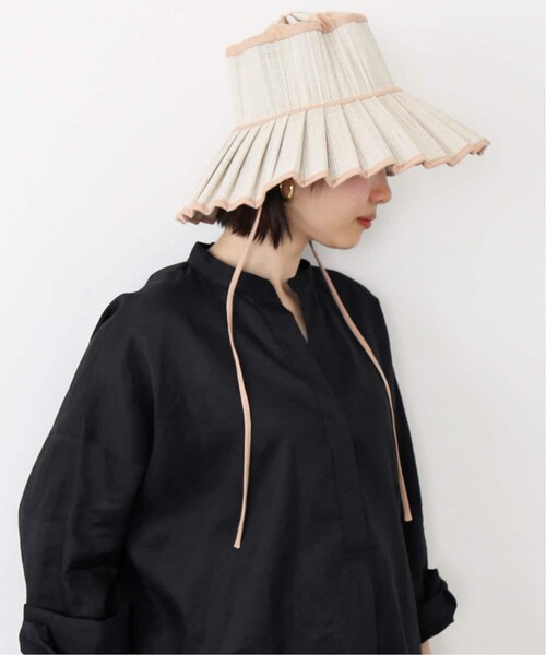 journal standard L'essage(ジャーナルスタンダードレサージュ)の「《予約》STANDRIFIT CAPRI:ハット◆(帽子・ベージュ/(027)/M/在庫あり)」の1枚目の写真