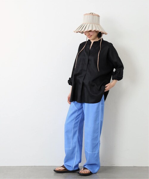 journal standard L'essage(ジャーナルスタンダードレサージュ)の「《予約》STANDRIFIT CAPRI:ハット◆(帽子・ベージュ/(027)/M/在庫あり)」の2枚目の写真