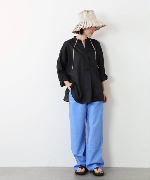 journal standard L'essage(ジャーナルスタンダードレサージュ)の「《予約》STANDRIFIT CAPRI:ハット◆(帽子・ベージュ/(027)/M/在庫あり)」の3枚目の写真