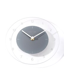 【自然と暮らす】モダンガラス掛時計