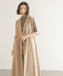 Lui's | バックタックトレンチジレ(ベスト)