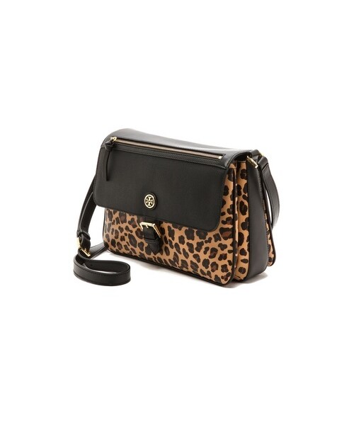 TORY BURCH（トリーバーチ）の「Tory Burch Kerrington Large Cross Body Bag（ショルダーバッグ・Ocelot and Black・One Size）」の5枚目の写真