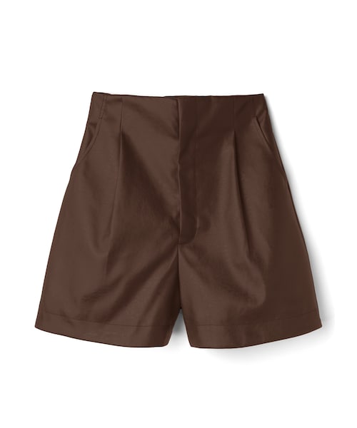 ❤️⭐️A16⭐️ GRL ♥ ハイウエスト フェイクレザー ショーパン GRL