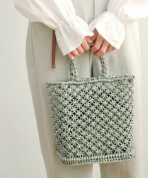 Crisp | グリッターミックススクエアバッグ[c3i2803b](ハンドバッグ)