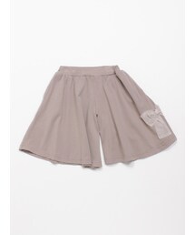 HAKKA KIDS（ハッカキッズ）の「[ジュニアサイズ]シルケット天竺リボンモチーフ付きキュロットスカート（パンツ・キッズ）」