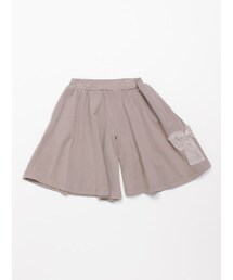 HAKKA KIDS（ハッカキッズ）の「シルケット天竺リボンモチーフ付きキュロットスカート（パンツ・キッズ）」