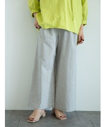 Green　Parks | ベルギーリネンブレンド ストレートパンツ(パンツ)