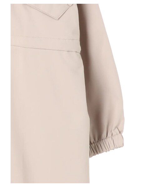 Green　Parks（グリーンパークス）の「・SUGAR SPOON スタンドカラーロングマンパー（ジャケット/アウター・ライトベージュ/グレーベージュ/カーキ・F）」の10枚目の写真