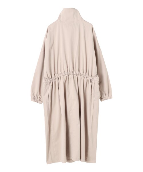 Green　Parks（グリーンパークス）の「・SUGAR SPOON スタンドカラーロングマンパー（ジャケット/アウター・ライトベージュ/グレーベージュ/カーキ・F）」の8枚目の写真