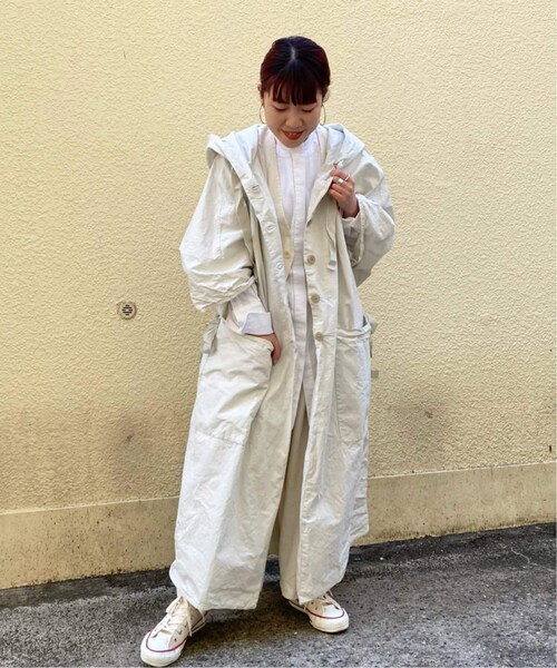 アルバムディファミリア　ベルベット　ジャケット　ジャーナルスタンダードラックス album di famiglia】 HOODED JACKET VELVET（その他ジャケット・スーツ