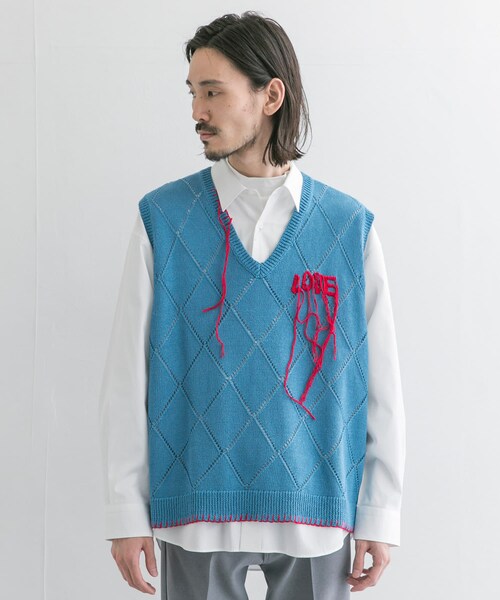 DAIRIKU（ダイリク）の「DAIRIKU LOVE-Hand Embroidery Vest（）」 - WEAR