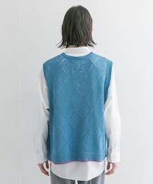 トップス DAIRIKU LOVE-Hand Embroidery Vest DAIRIKU（ダイリク）の「DAIRIKU LOVE-Hand Embroidery Vest