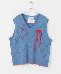 トップス DAIRIKU LOVE-Hand Embroidery Vest DAIRIKU（ダイリク）の「DAIRIKU LOVE-Hand Embroidery Vest