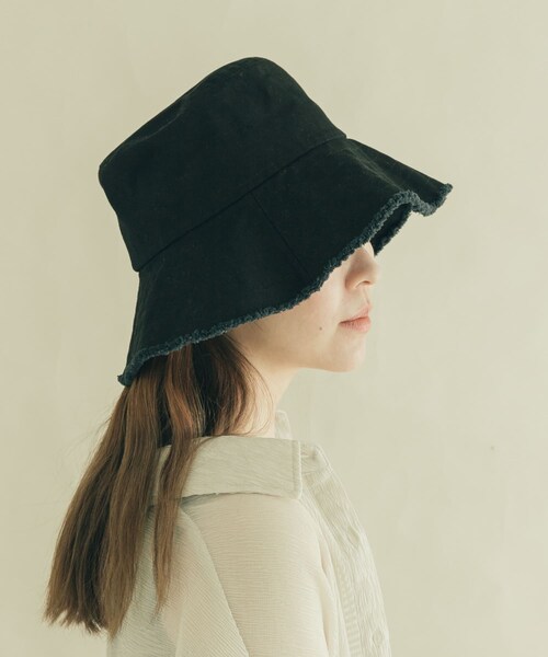 SMELLY（スメリー）の「ツイルフリンジバケットハット（その他・レディース・BEG/IVO/BLK/BRN・-）」の9枚目の写真