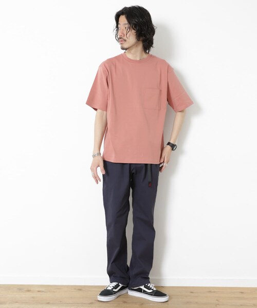 URBAN RESEARCH Sonny Label（アーバンリサーチサニーレーベル）の「ポケット付コンパクトスムースTシャツ（その他・メンズ・ホワイト/ネイビー/グレージュ/カーキ/ピンク・M/L）」の10枚目の写真