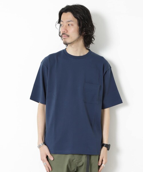 URBAN RESEARCH Sonny Label（アーバンリサーチサニーレーベル）の「ポケット付コンパクトスムースTシャツ（その他・メンズ・ホワイト/ネイビー/グレージュ/カーキ/ピンク・M/L）」の11枚目の写真