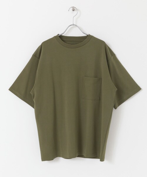 URBAN RESEARCH Sonny Label（アーバンリサーチサニーレーベル）の「ポケット付コンパクトスムースTシャツ（その他・メンズ・ホワイト/ネイビー/グレージュ/カーキ/ピンク・M/L）」の16枚目の写真