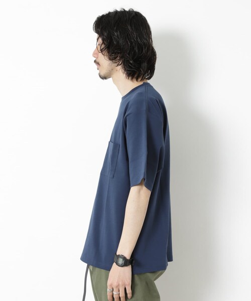 URBAN RESEARCH Sonny Label（アーバンリサーチサニーレーベル）の「ポケット付コンパクトスムースTシャツ（その他・メンズ・ホワイト/ネイビー/グレージュ/カーキ/ピンク・M/L）」の12枚目の写真