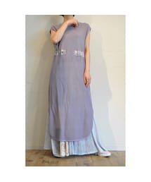 EACH. | メッシュブラウジングワンピース(ワンピース)