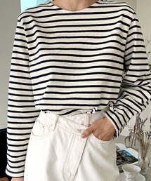 DHOLIC | ボーダーTシャツ(Tシャツ/カットソー)