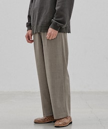 LIDNM | MERINO WOOL BAGGY(スラックス)