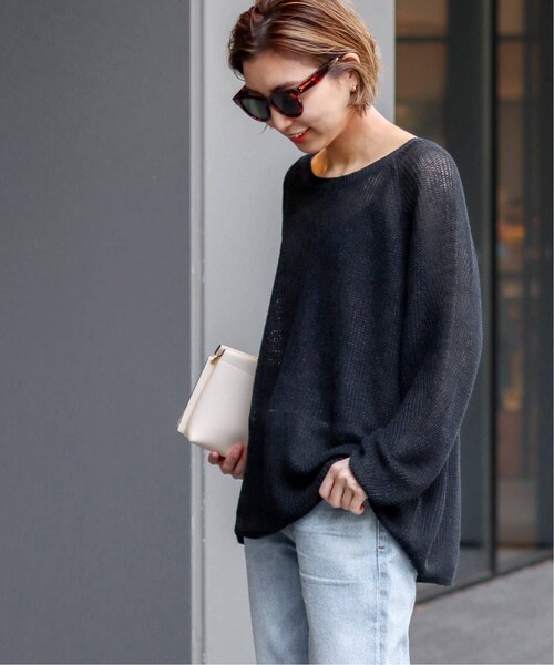 【新品・紙タグ付】ドゥで購入・DEMYLEEのLINEN プルオーバー 新品・紙タグ付】ドゥで購入・DEMYLEEのLINEN プルオーバー