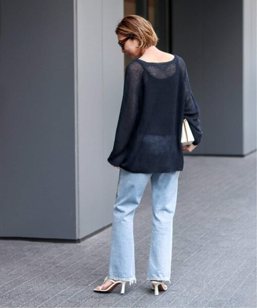 【新品・紙タグ付】ドゥで購入・DEMYLEEのLINEN プルオーバー 新品・紙タグ付】ドゥで購入・DEMYLEEのLINEN プルオーバー