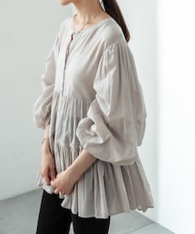 mystic | エアリーティアードブラウス(シャツ/ブラウス)
