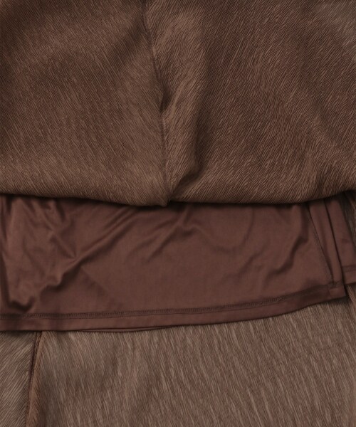 Heather（ヘザー）の「ウェイビープリーツキャミワンピース（ワンピース/ドレス・アイボリー/グレー/ブラウン）」の14枚目の写真