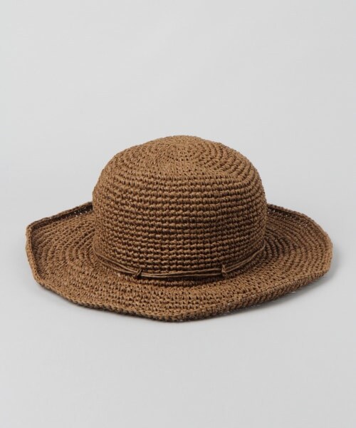 JEANASIS(ジーナシス)の「コマアミザツザイハット(帽子・ブラウン())」の3枚目の写真