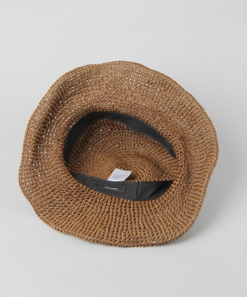 JEANASIS(ジーナシス)の「コマアミザツザイハット(帽子・ブラウン())」の5枚目の写真