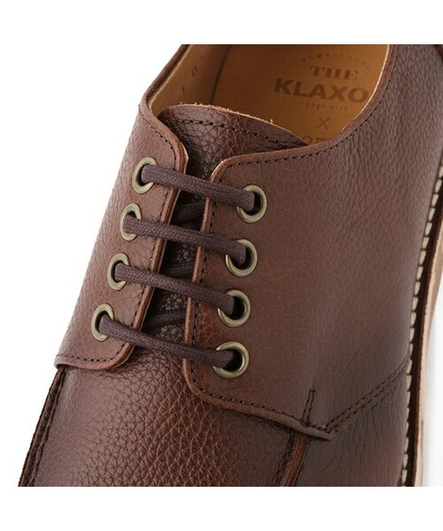 customellow（カスタムメロウ）の「[the klaxon X customellow] pallas u-tip shoes（シューズ・브라운・7.5/8.5/9.5）」の6枚目の写真
