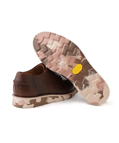 customellow（カスタムメロウ）の「[the klaxon X customellow] pallas u-tip shoes（シューズ・브라운・7.5/8.5/9.5）」の3枚目の写真