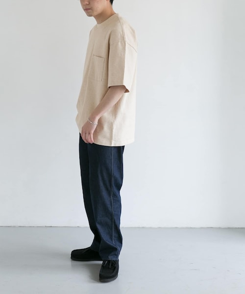 AURALEE(オーラリー)の「AURALEE STAND-UP T-SHIRTS(その他・メンズ・NATURAL・4/5)」の3枚目の写真