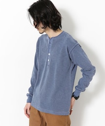 URBAN RESEARCH Sonny Label | ピグメントワッフルヘンリーロンTシャツ(その他)