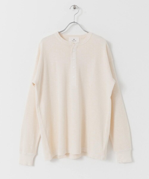 URBAN RESEARCH Sonny Label（アーバンリサーチサニーレーベル）の「ピグメントワッフルヘンリーロンTシャツ（その他・メンズ・オフ/ネイビー/ベージュ・M/L）」の11枚目の写真