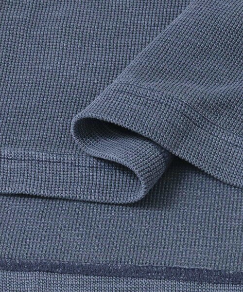 URBAN RESEARCH Sonny Label（アーバンリサーチサニーレーベル）の「ピグメントワッフルヘンリーロンTシャツ（その他・メンズ・オフ/ネイビー/ベージュ・M/L）」の16枚目の写真