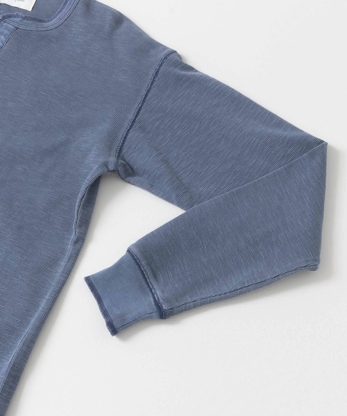 URBAN RESEARCH Sonny Label（アーバンリサーチサニーレーベル）の「ピグメントワッフルヘンリーロンTシャツ（その他・メンズ・オフ/ネイビー/ベージュ・M/L）」の13枚目の写真