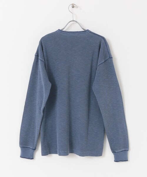 URBAN RESEARCH Sonny Label（アーバンリサーチサニーレーベル）の「ピグメントワッフルヘンリーロンTシャツ（その他・メンズ・オフ/ネイビー/ベージュ・M/L）」の15枚目の写真